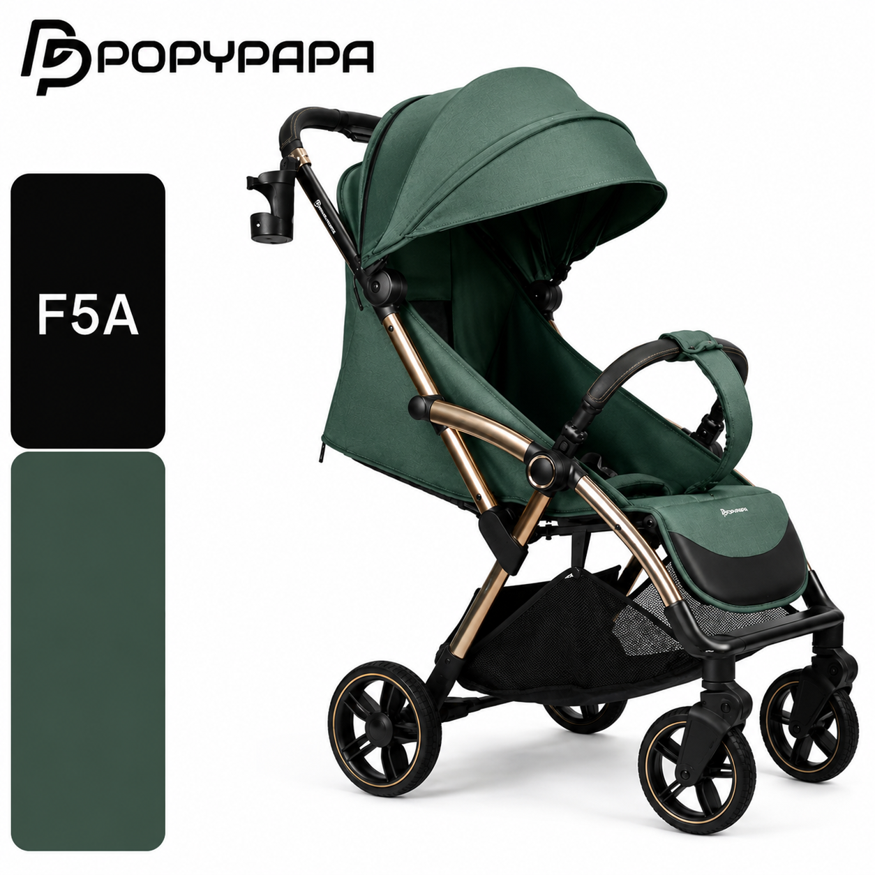 PopyPapa F5A Lightweight Travel Stroller