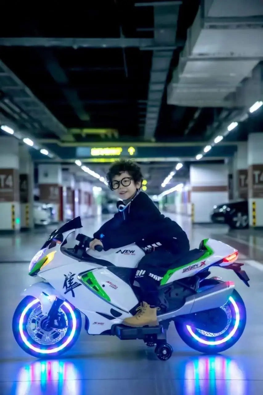 Lightning Turbo Motorcycle Ride-On