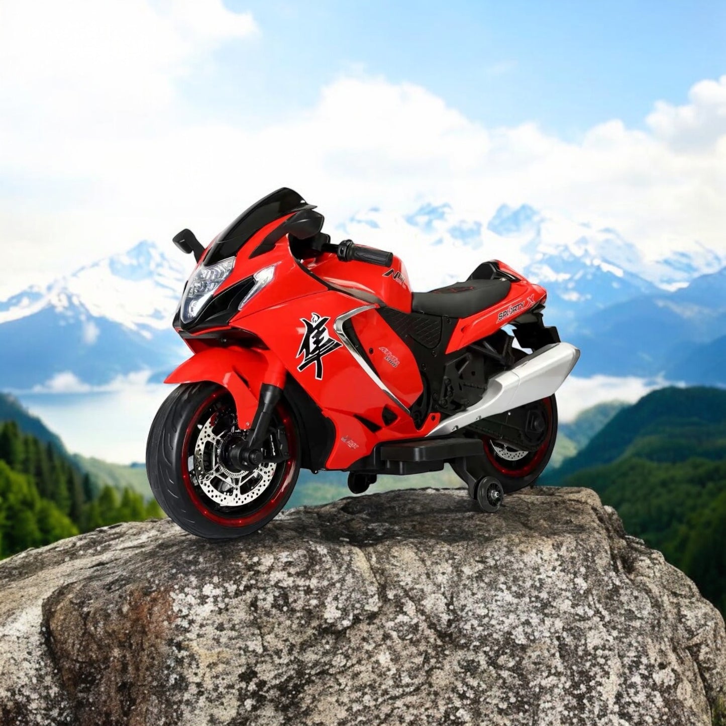 Lightning Turbo Motorcycle Ride-On