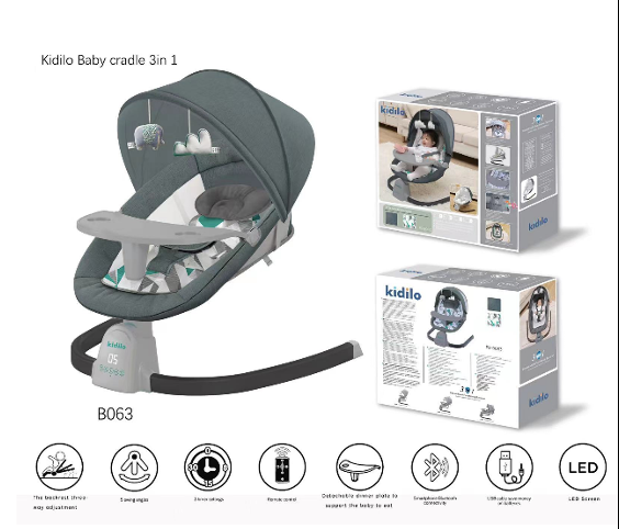 Kidilo Baby Cradle / Rocker