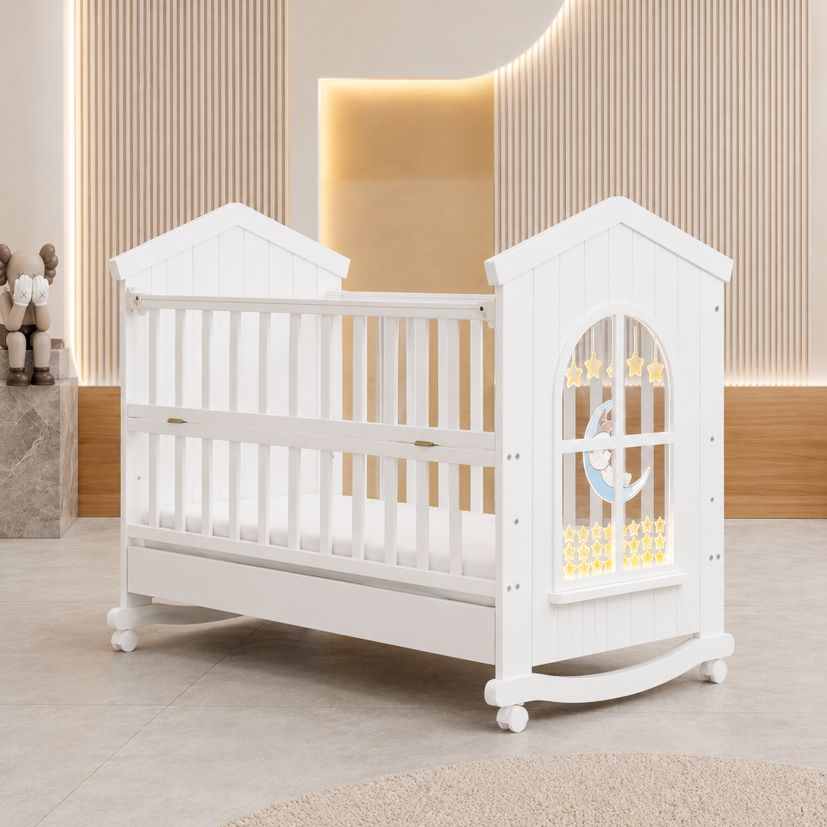 SweetDreams Cottage Convertible Baby Crib