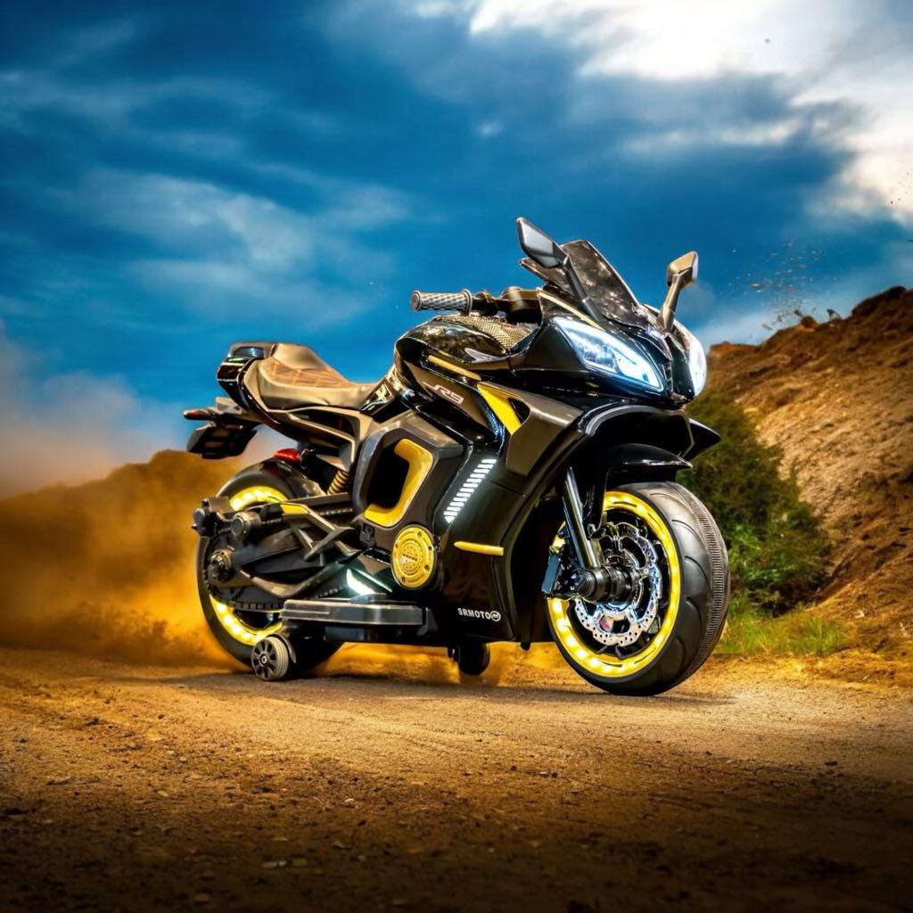 Lightning Turbo Motorcycle Ride-On