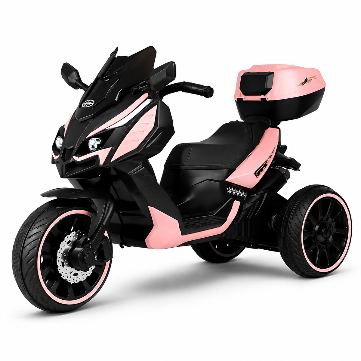 Kids’ Electric 3-Wheel Ride-On Motorcycle – 6V Power, Music Player & LED Style