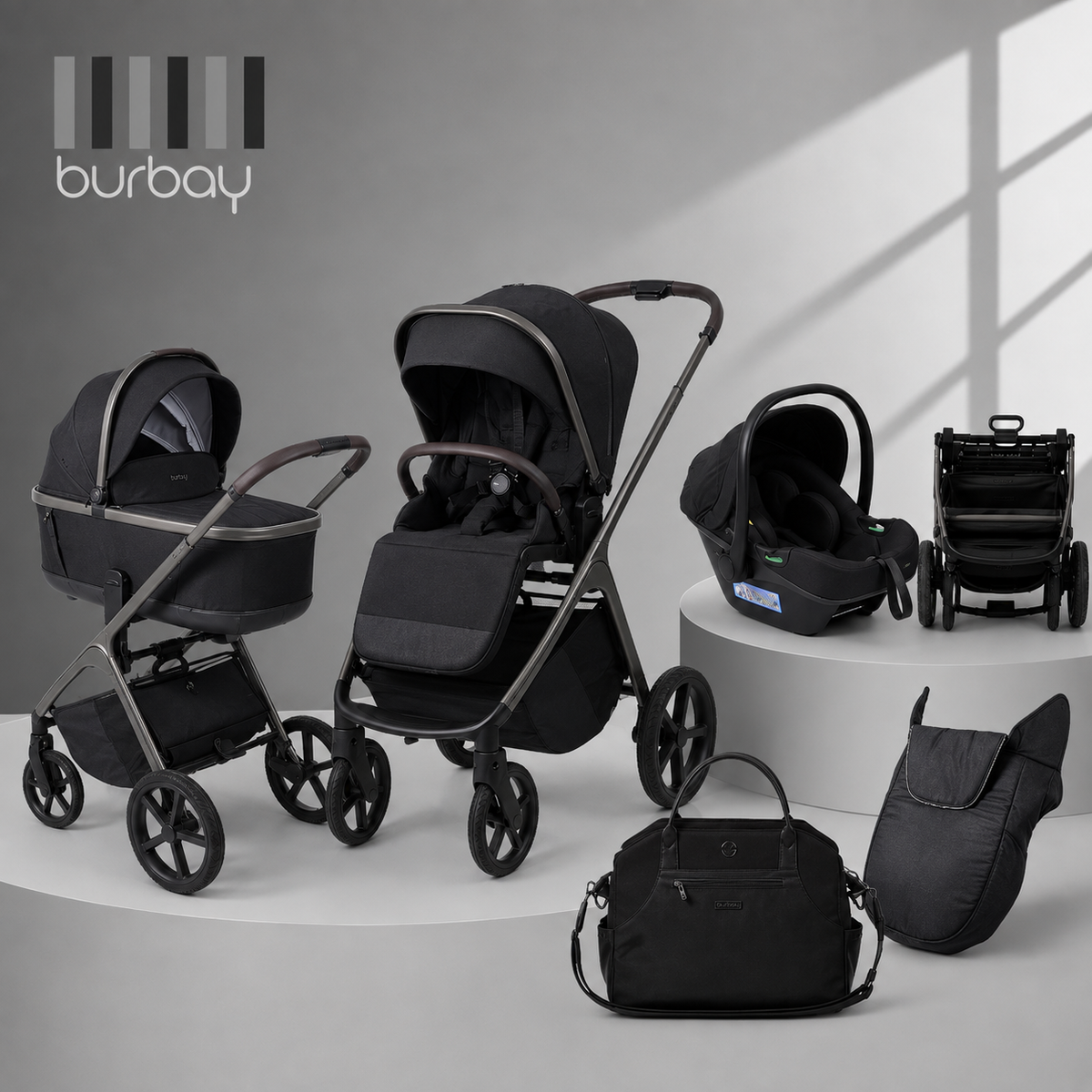 Burbay J01  3-in-1 Travel System