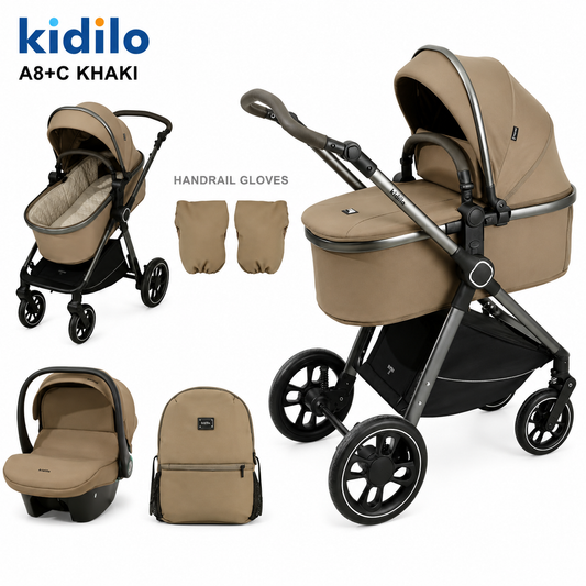Kidilo A8 Luxury 2-in-1 Travel System
