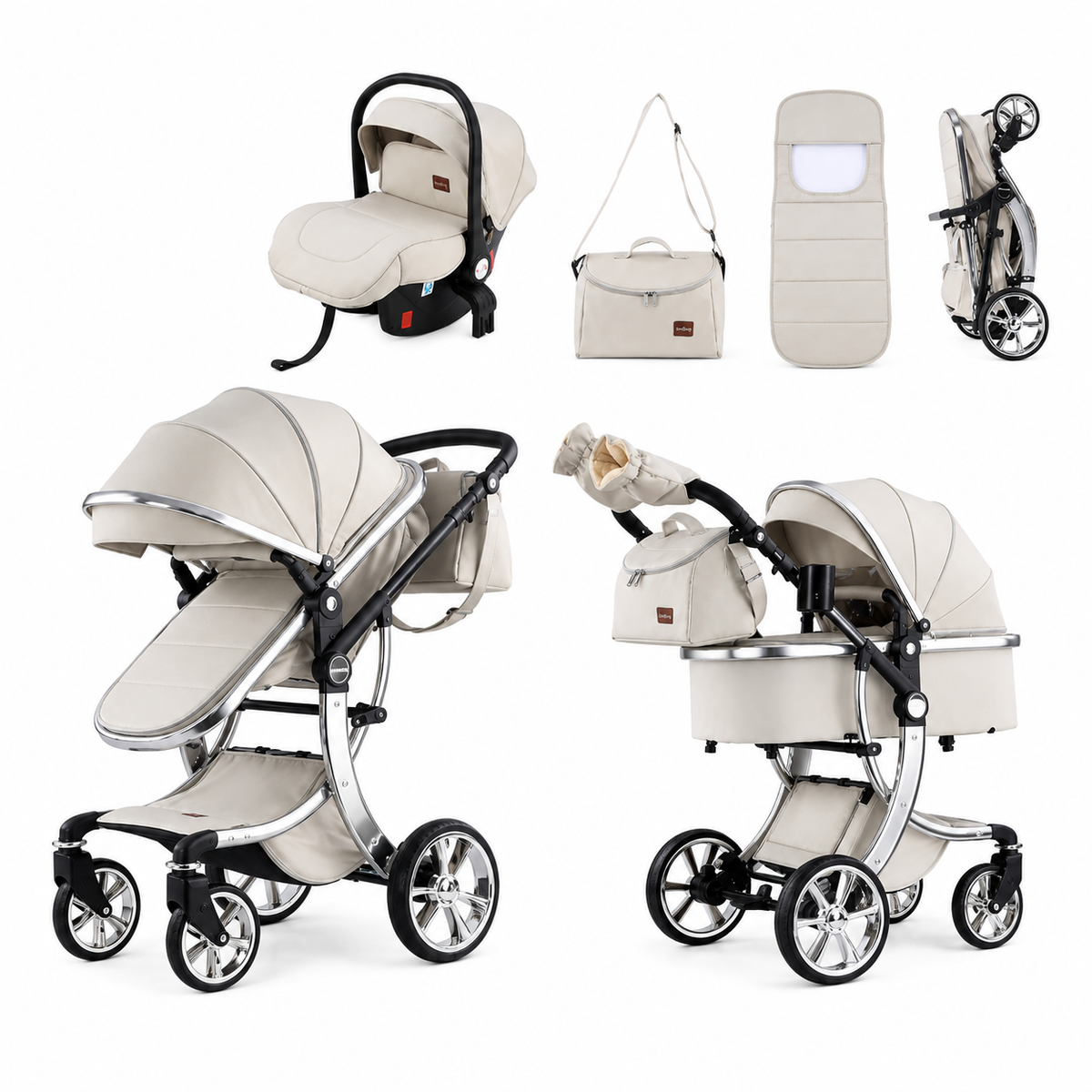 G10™ Pure Leather Luxury 2-in-1 Travel System