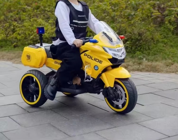Police Ride On Electric Motor Bike ( Last Display one left )