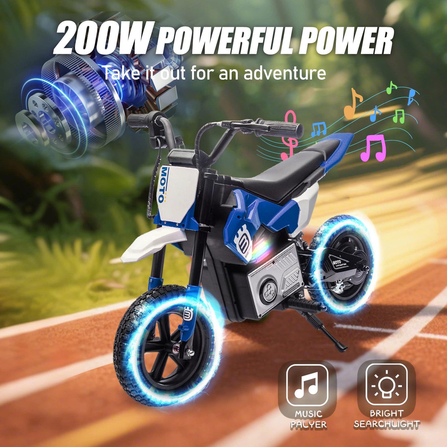 MotoRacer 200X Electric Dirt Bike