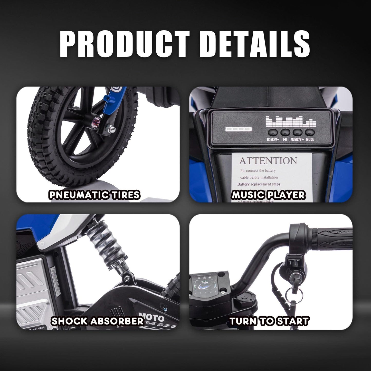 MotoRacer 200X Electric Dirt Bike