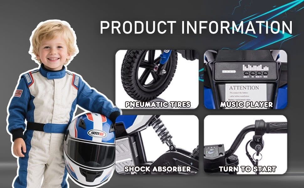 MotoRacer 200X Electric Dirt Bike