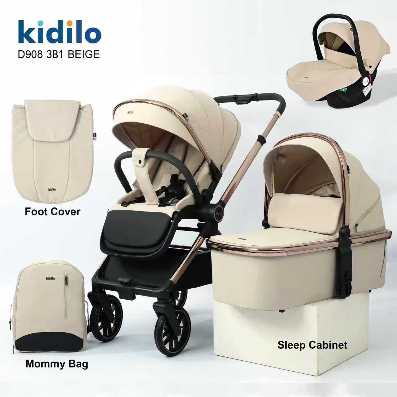 Kidilo D908 3-in-1 Travel System