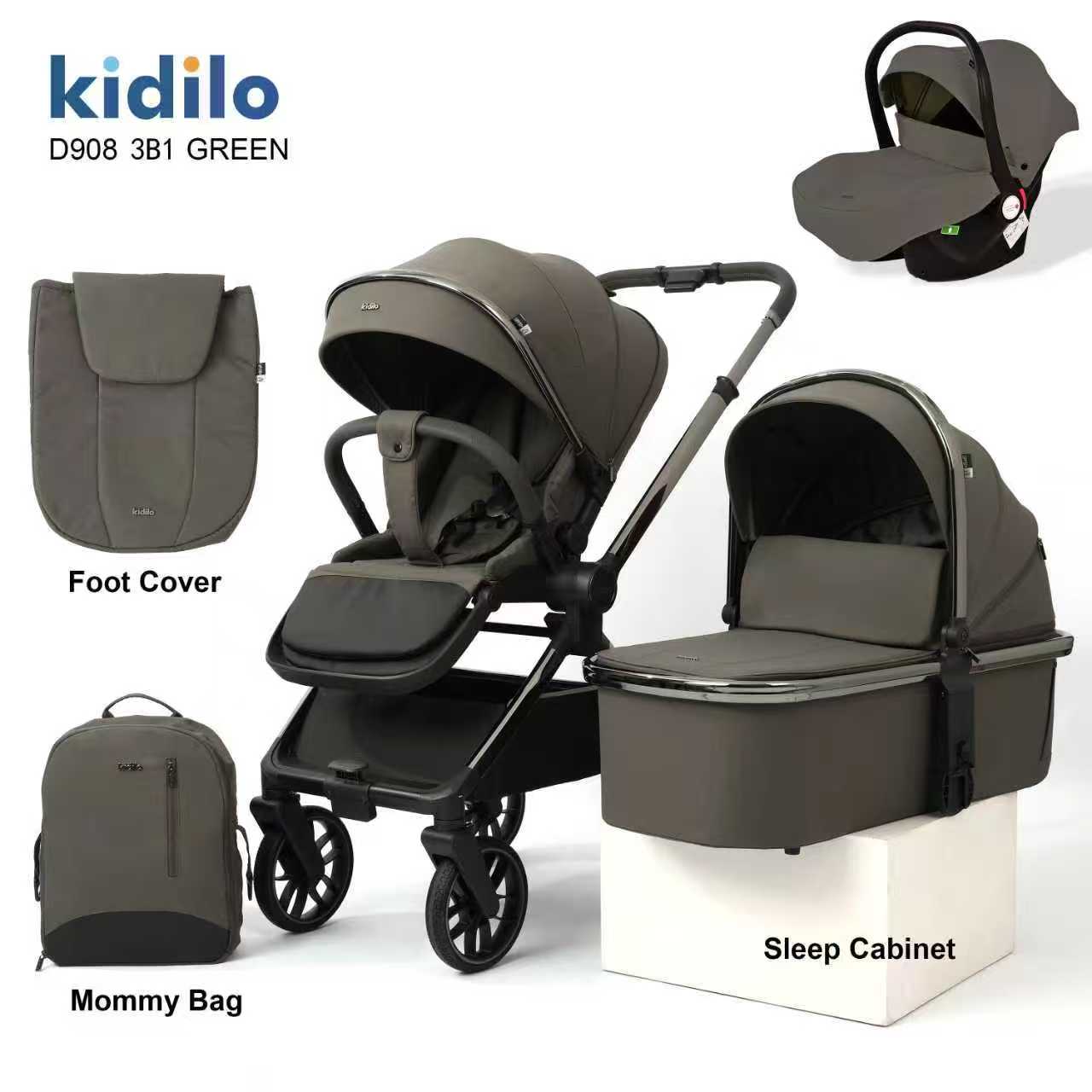 Kidilo D908 3-in-1 Travel System