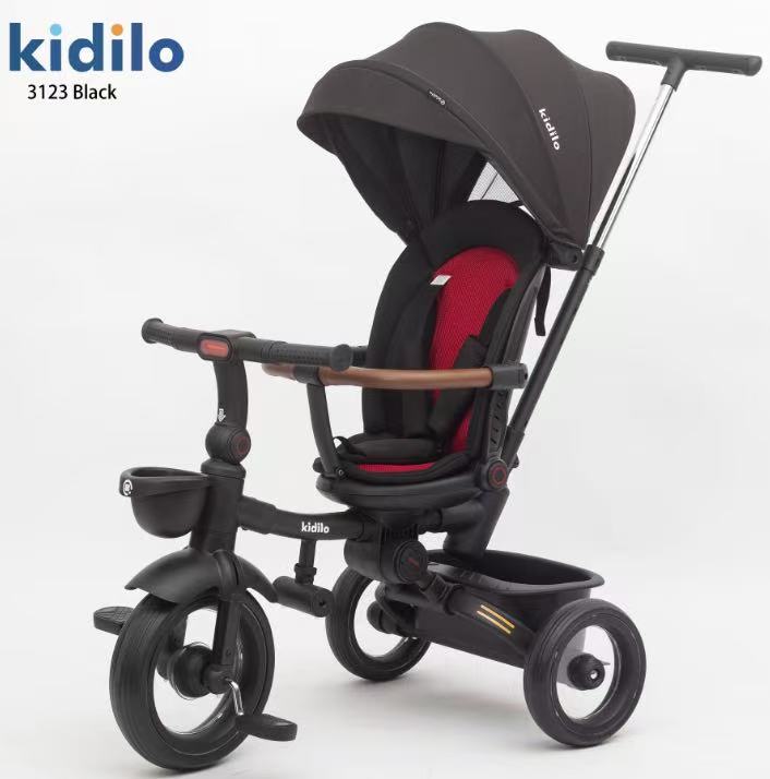 Kidilo 3123 4-in-1 Foldable Smart Trike &amp; Stroller