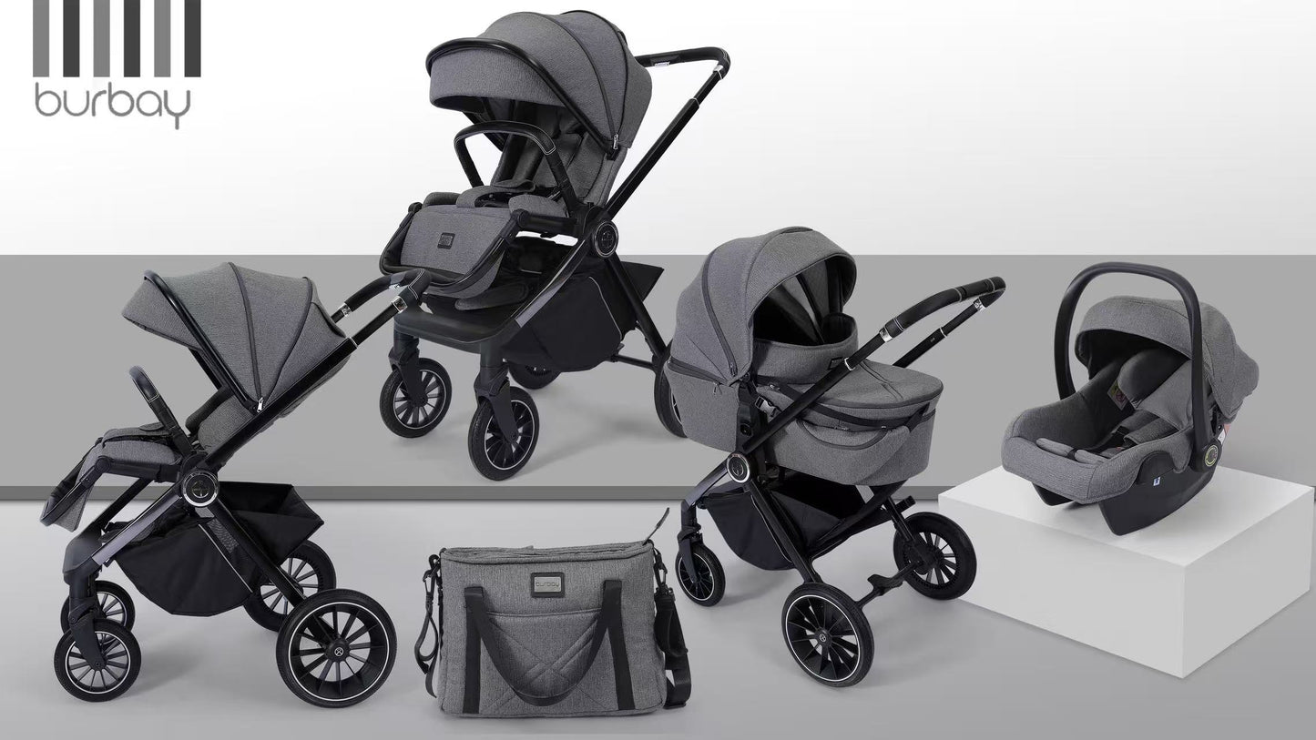 Burbay AS107 3-in-1 Travel System
