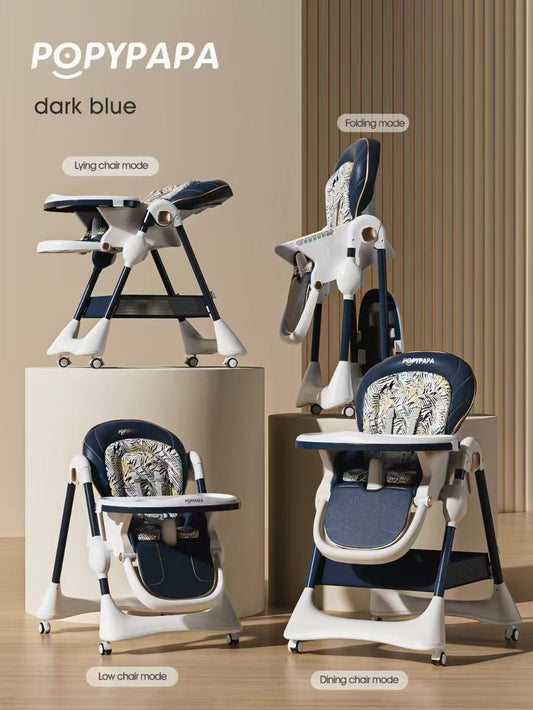 POPYPAPA 4-in-1 Convertible Baby High Chair (Pre-order & Save 10%)