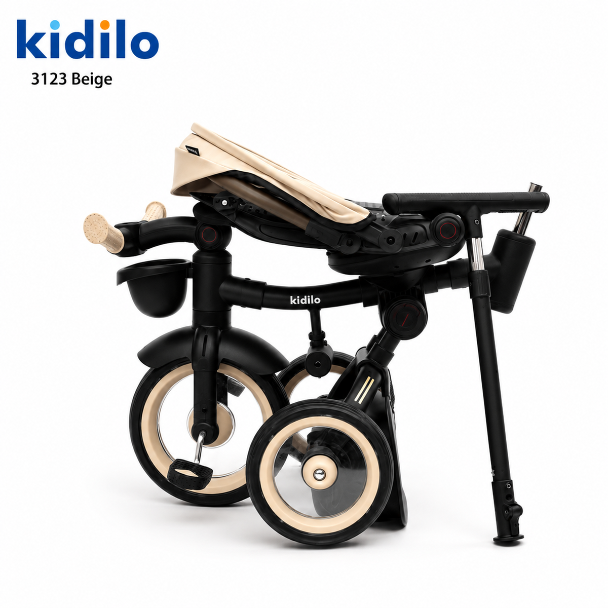 Kidilo 3123 4-in-1 Foldable Smart Trike &amp; Stroller