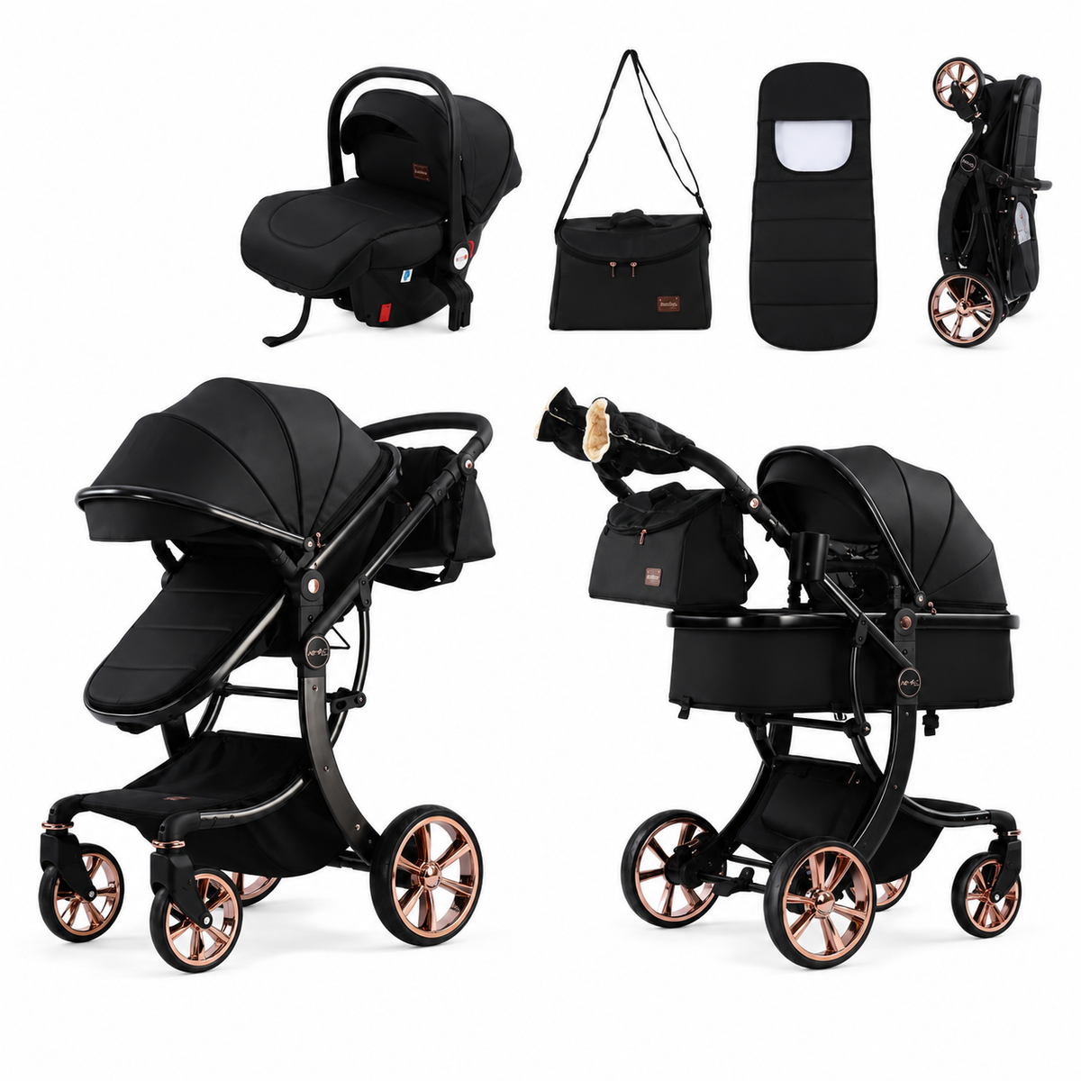 G10™ Pure Leather Luxury 2-in-1 Travel System