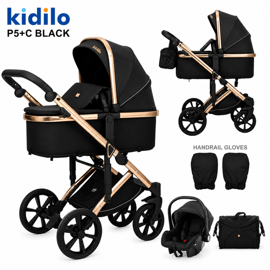 Kidilo P5+C Elite 2-in-1 Pram &amp; Travel System