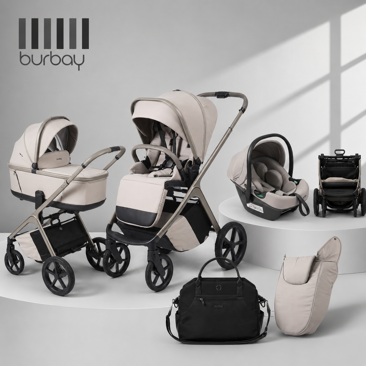 Burbay J01  3-in-1 Travel System
