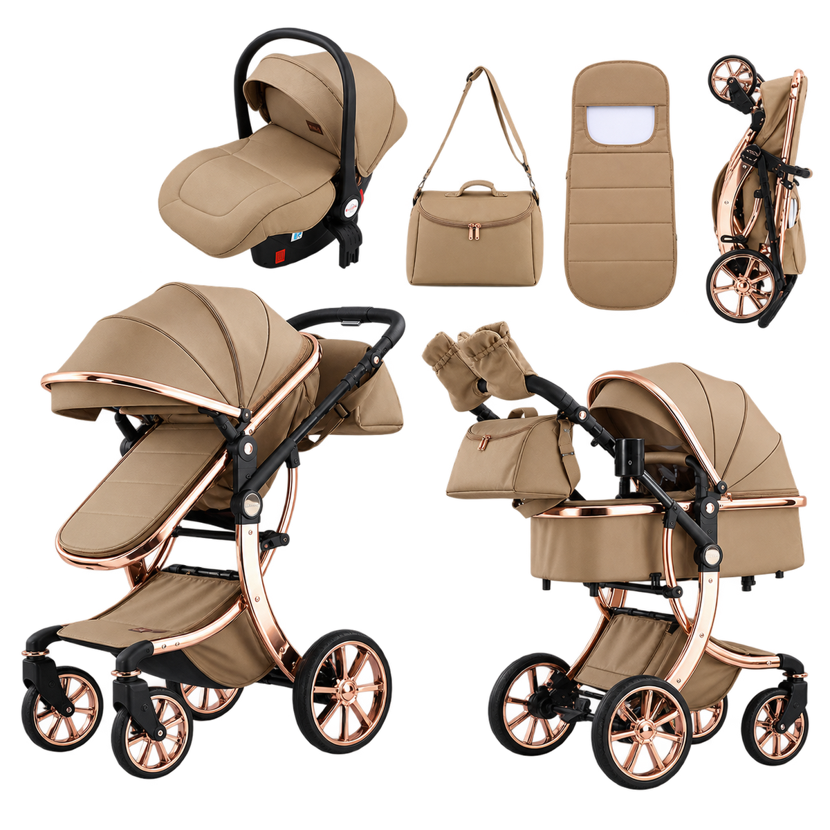 G10™ Pure Leather Luxury 2-in-1 Travel System